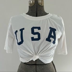 USA Cropped Top